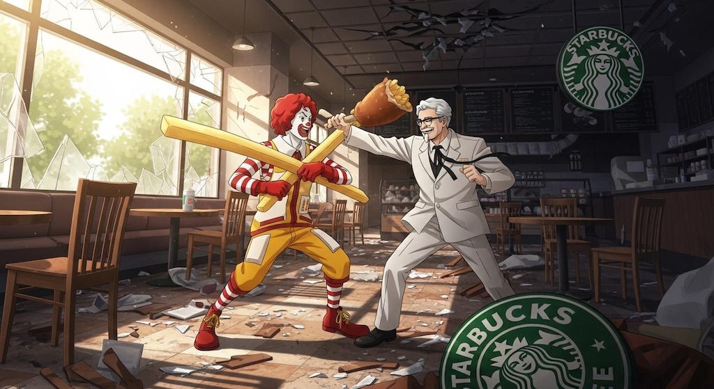 The Dream Match of 🍔VS🍗(Illust)
