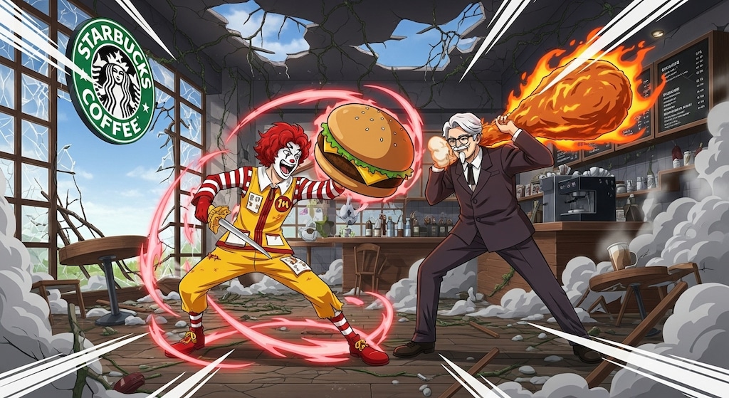 The Dream Match of 🍔VS🍗(Illust)