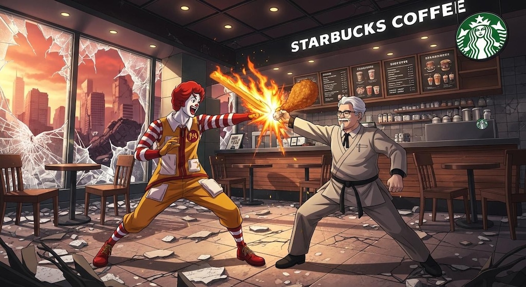 The Dream Match of 🍔VS🍗(Illust)