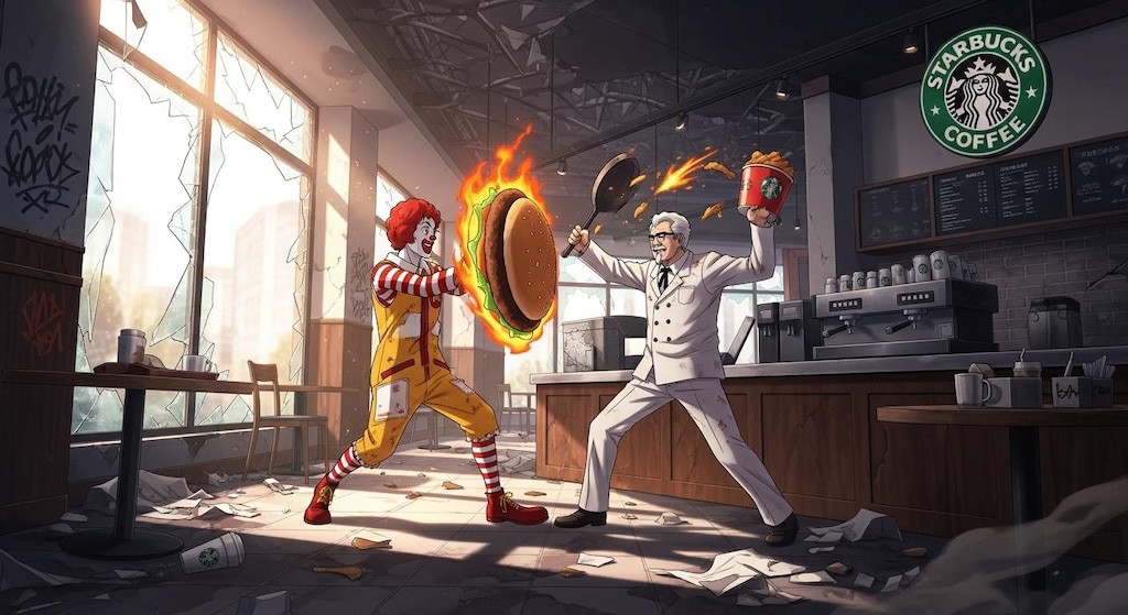 The Dream Match of 🍔VS🍗(Illust)