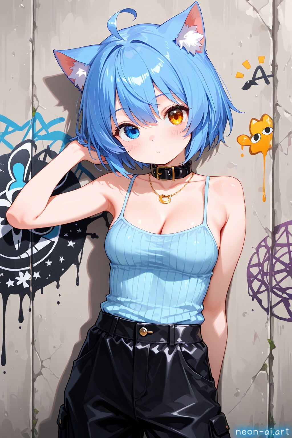 クール＆ガーリーなワークスタイル（わちちプロンプト）（4models）