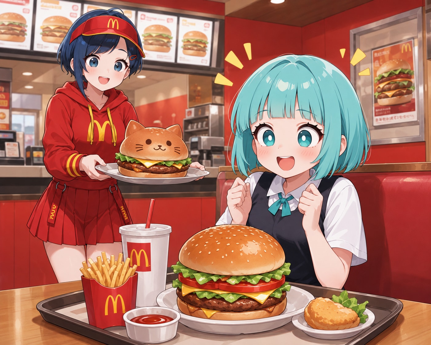 バーガーショップでの邂逅