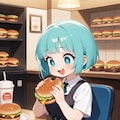 バーガーショップでの邂逅 3枚目