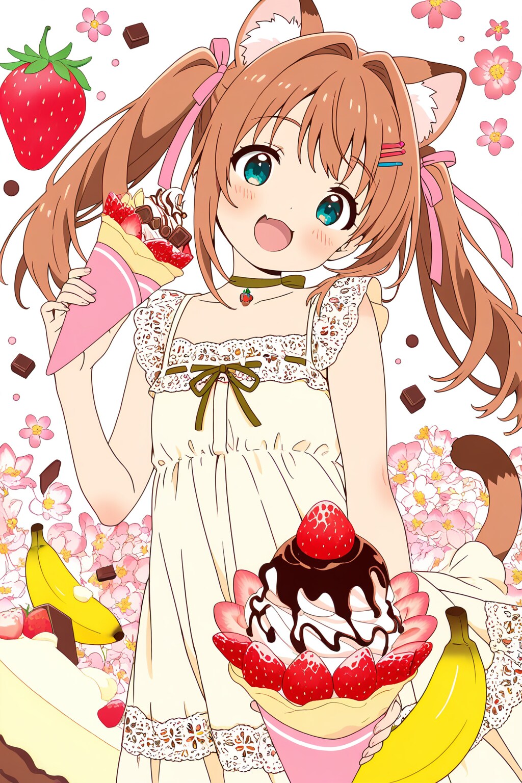 はるかちゃんとチョコクレープ