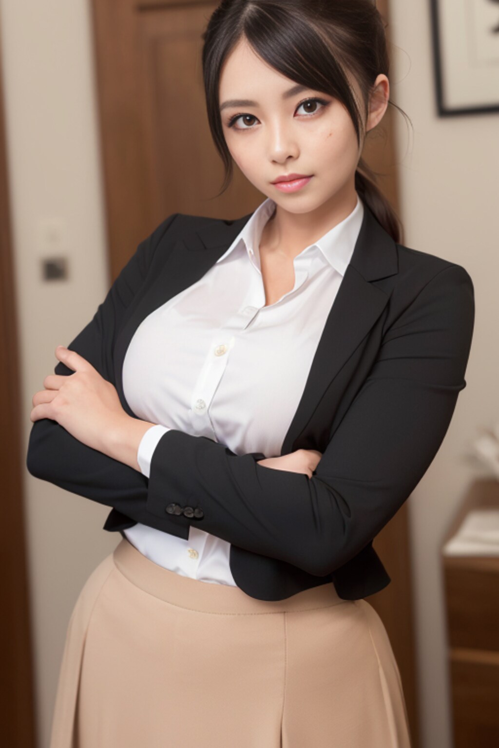 少し怒ってます