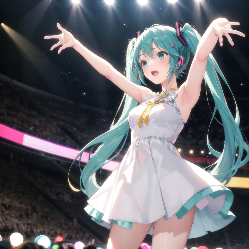 歌って踊る初音ミク