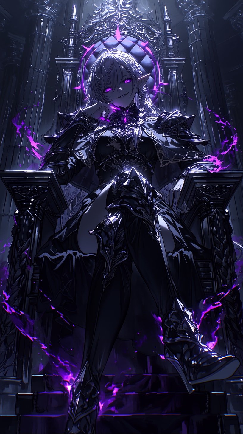 Crimson Oath — The Dark Elf’s Descent | の人気AIイラスト・グラビア