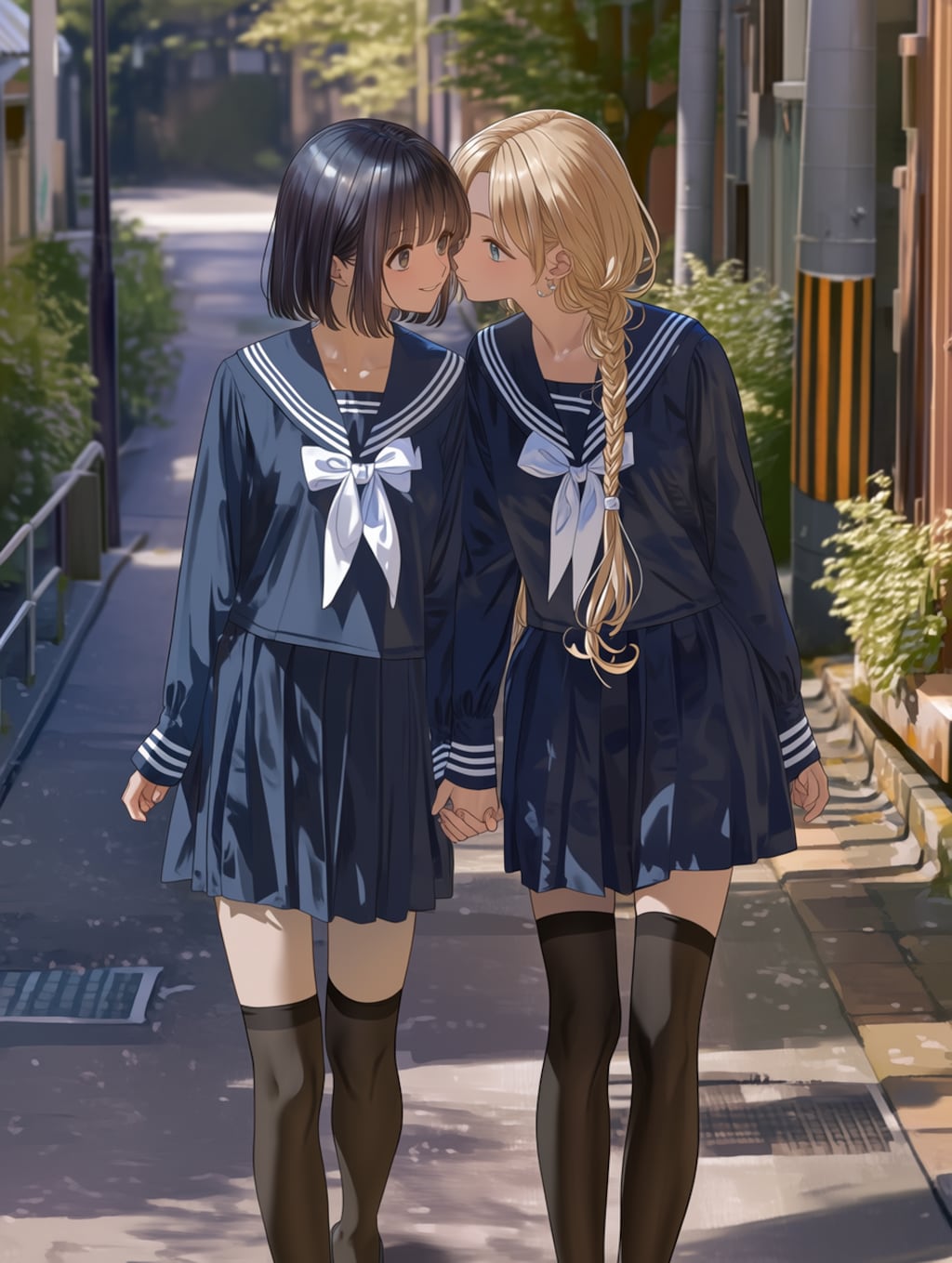 キスしたい二人のJK195