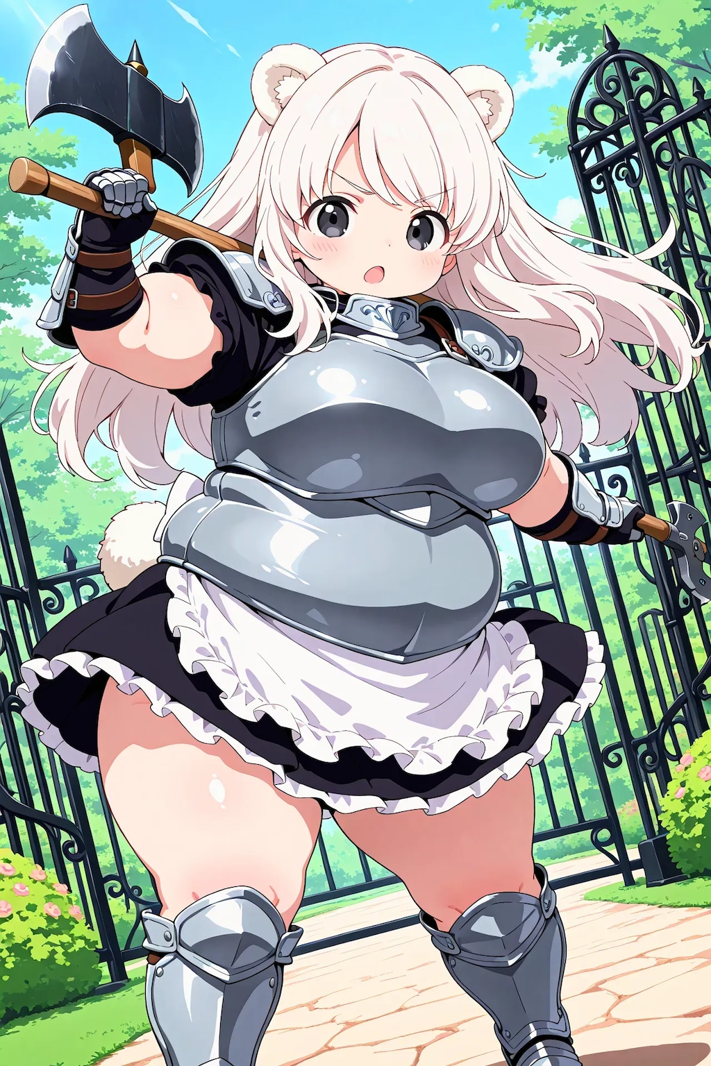 しろくま族のアーマーメイド