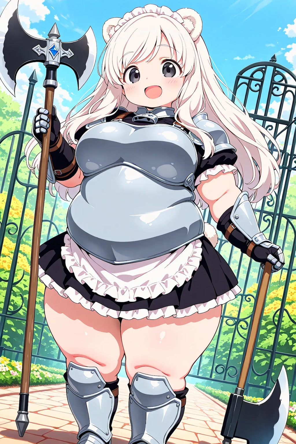 しろくま族のアーマーメイド
