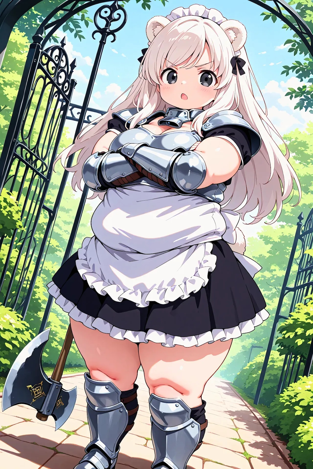 しろくま族のアーマーメイド