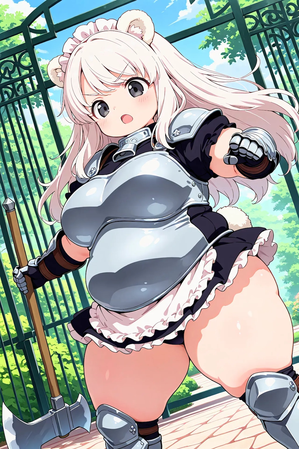 しろくま族のアーマーメイド