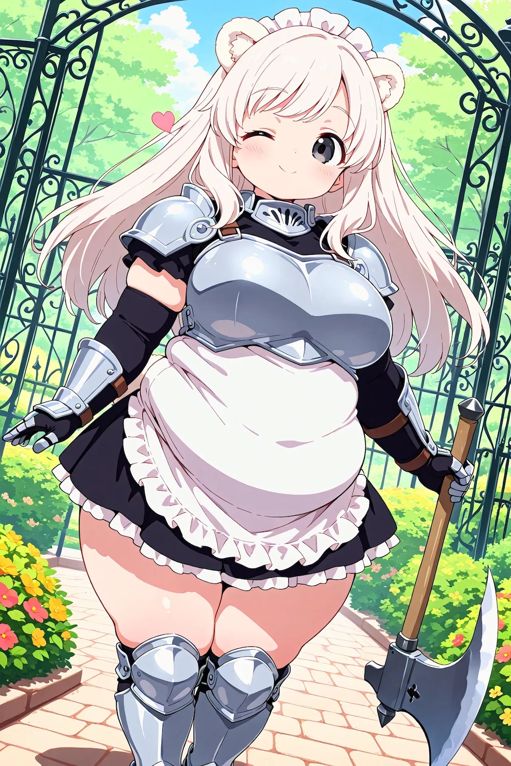しろくま族のアーマーメイド
