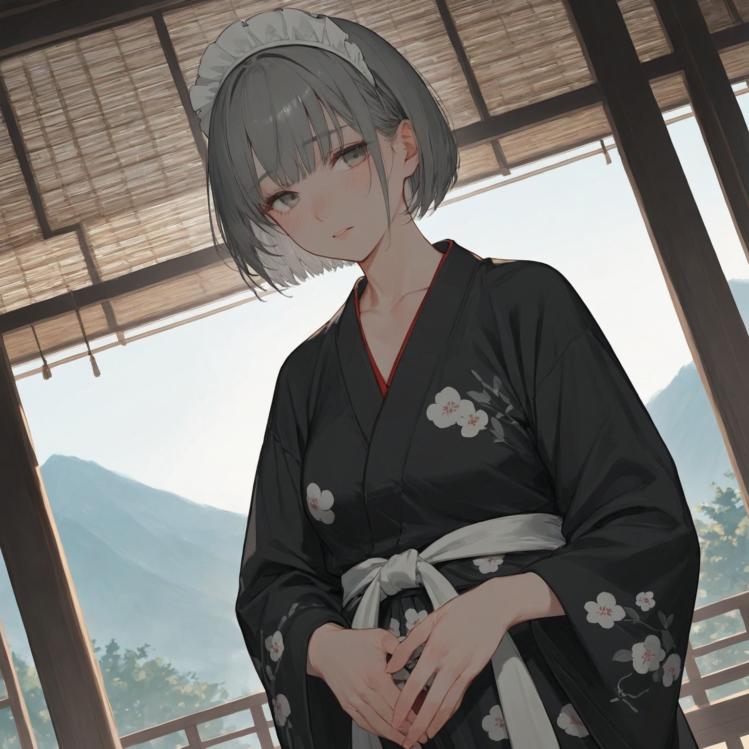温泉浴衣メイドさん