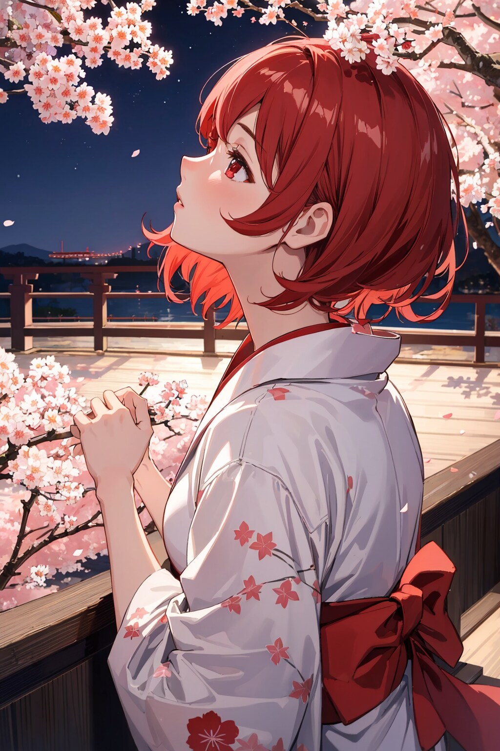 夜桜