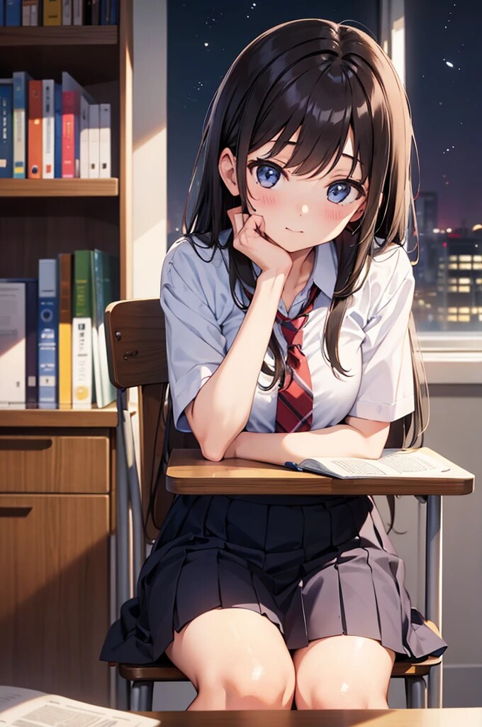 「ここ分からないから教えて？　ねえ・・いいでしょ？」