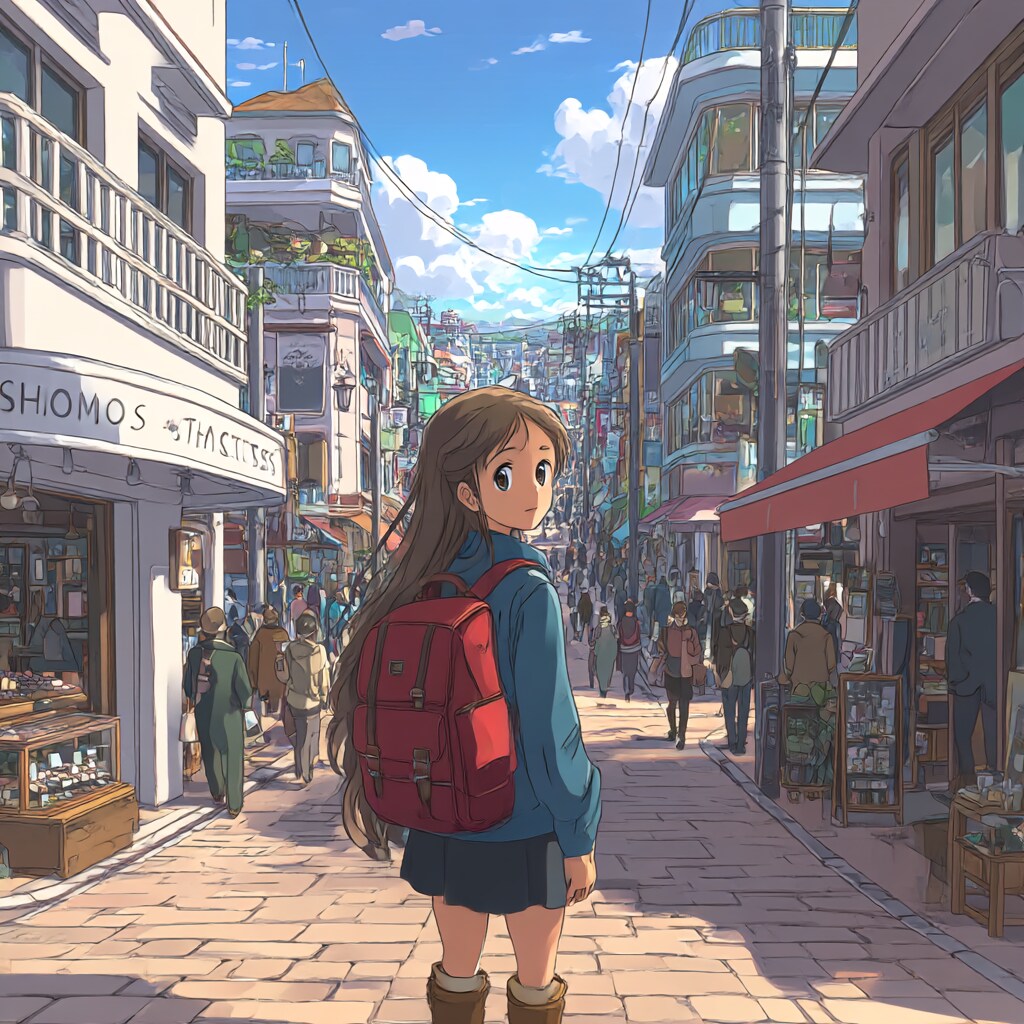 下北沢の女の子 Shimokitazawa girl