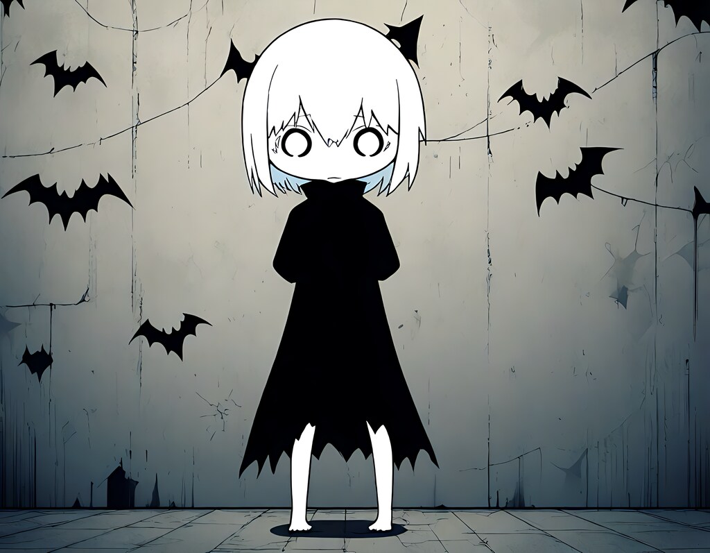 血．．怖い　コウモリ．．嫌ッ