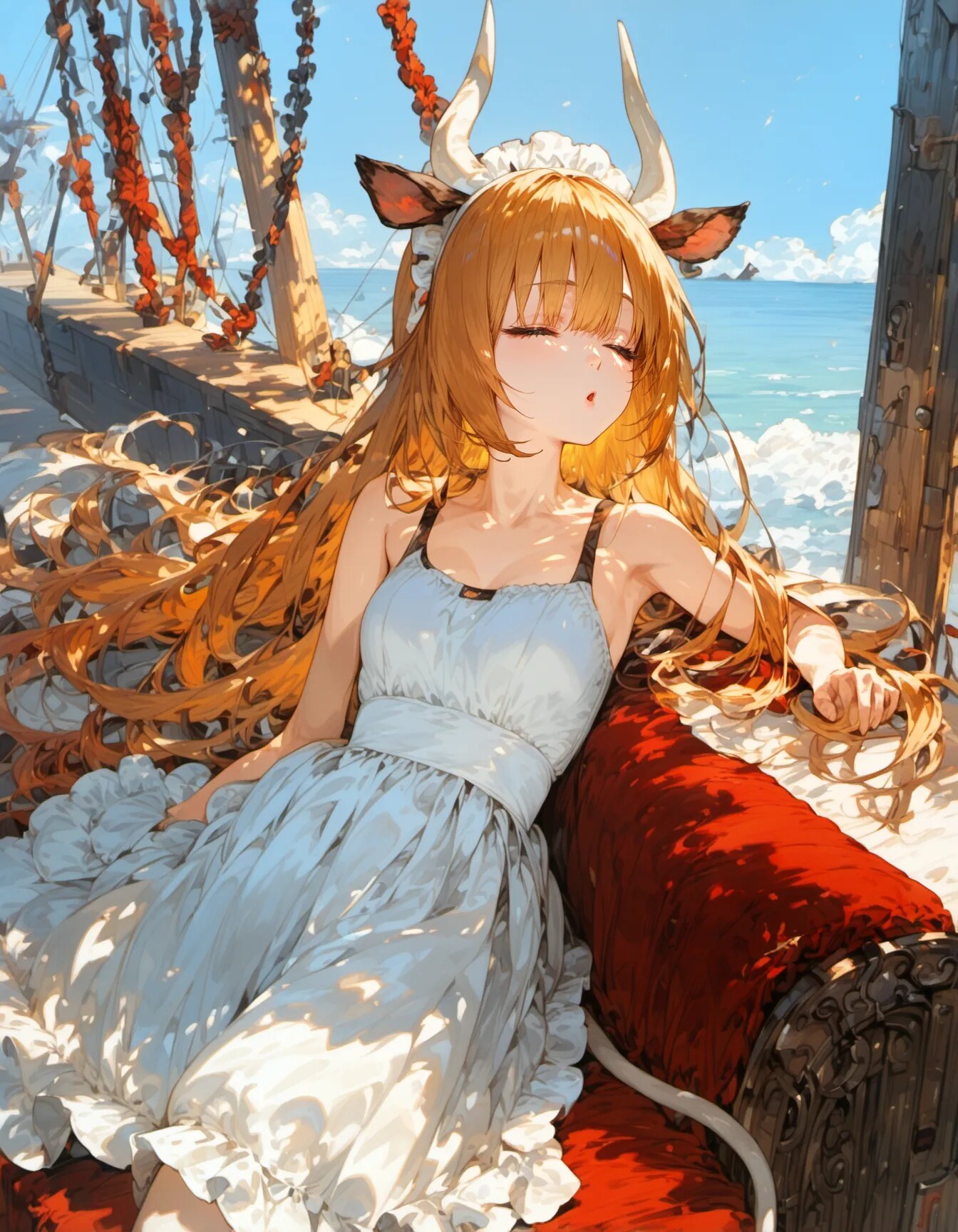 Siesta by the Sea | の人気AIイラスト・グラビア