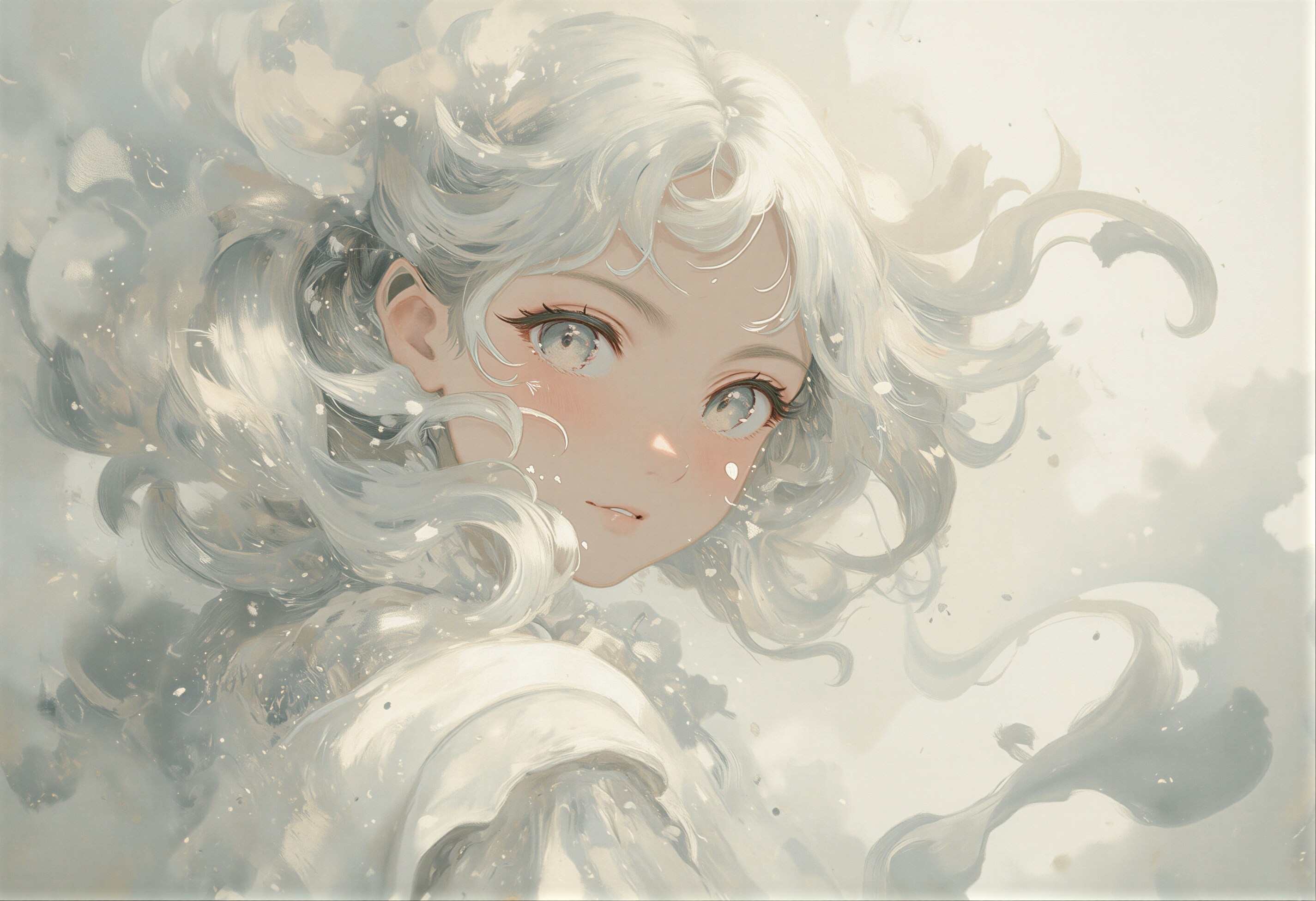 白銀の少女