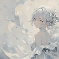 白銀の少女 5枚目