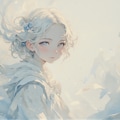 白銀の少女 3枚目