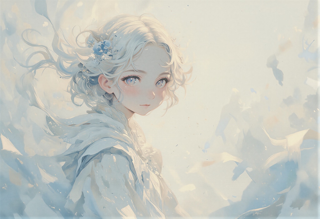 白銀の少女
