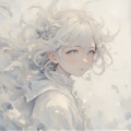 白銀の少女 2枚目
