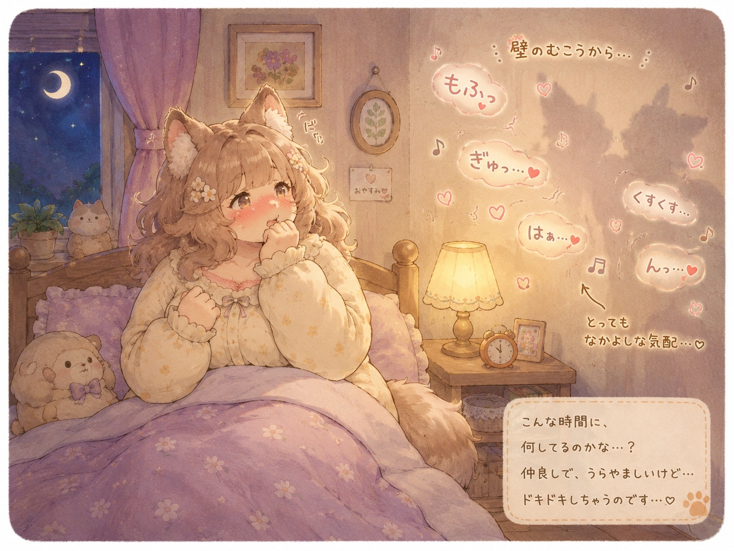 壁の向こうから聞こえてくるのは…