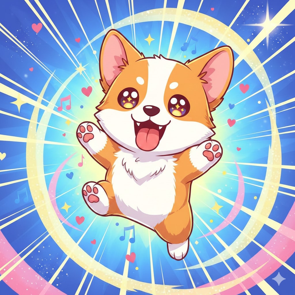 喜ぶ犬 | の人気AIイラスト・グラビア