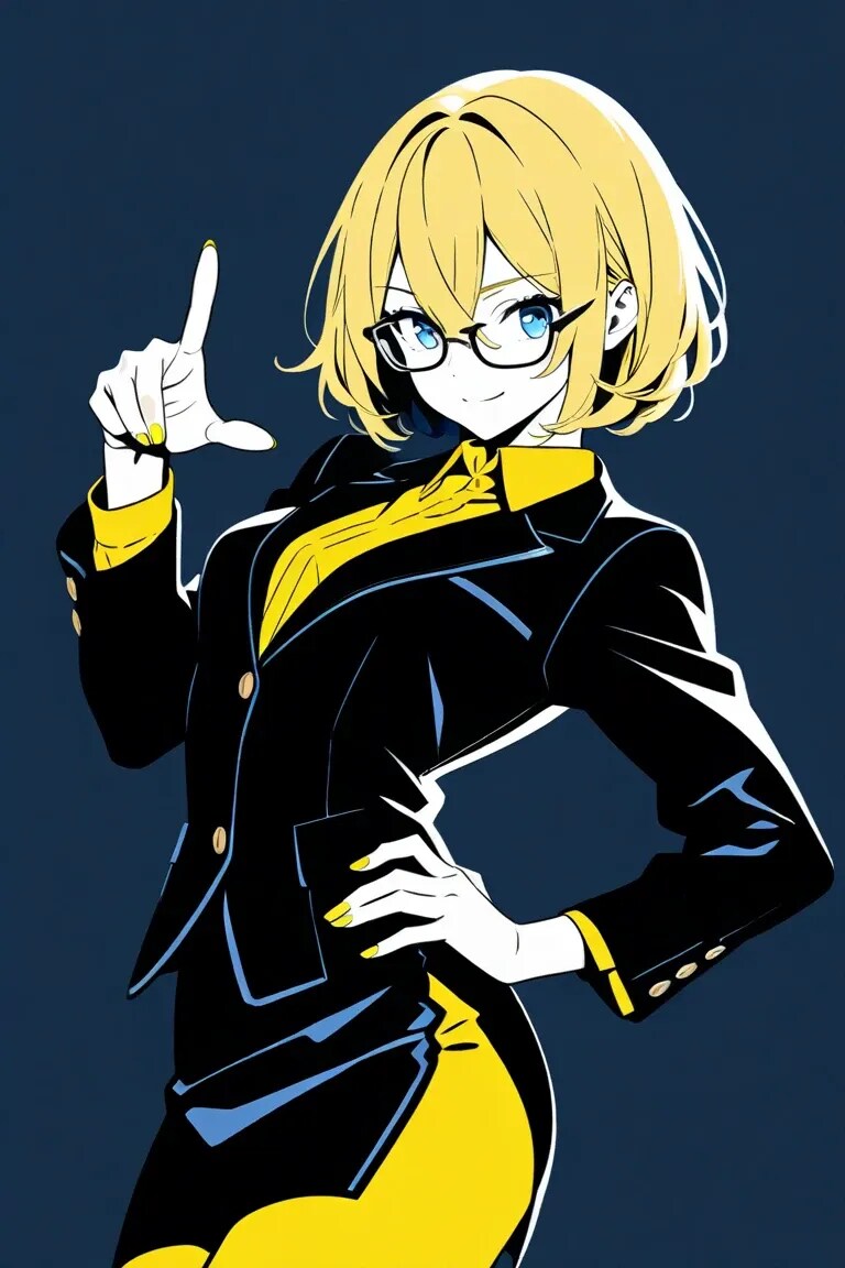 黒と黄で描く | の人気AIイラスト・グラビア