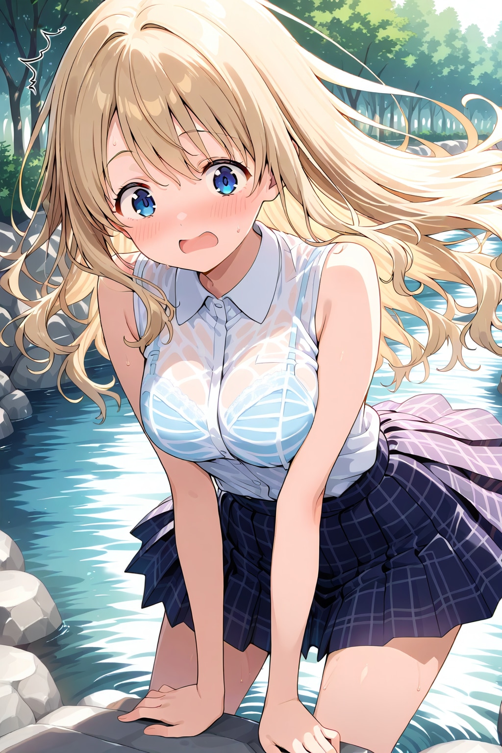 冷たっ