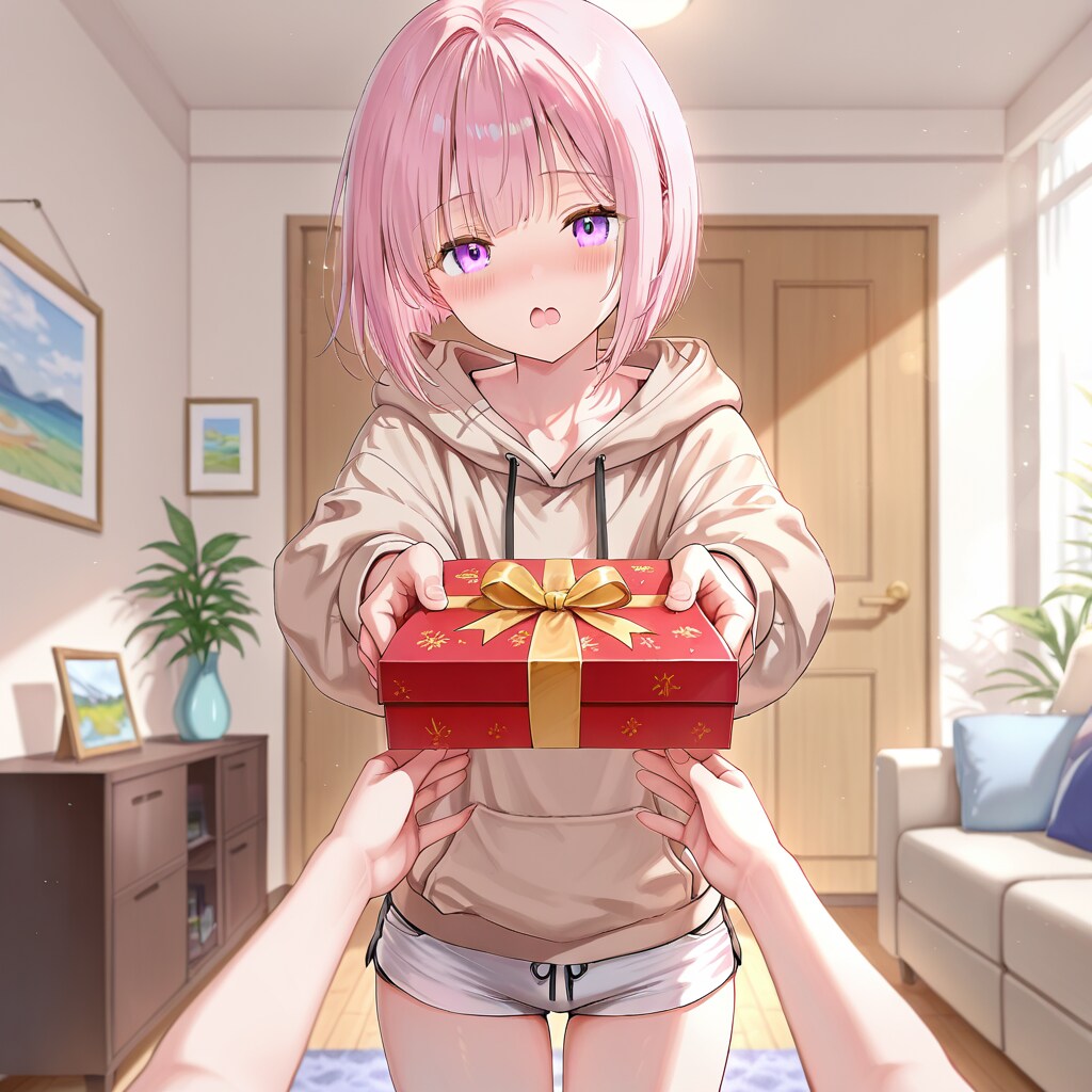 てっちゃん　チョコレート差し出し