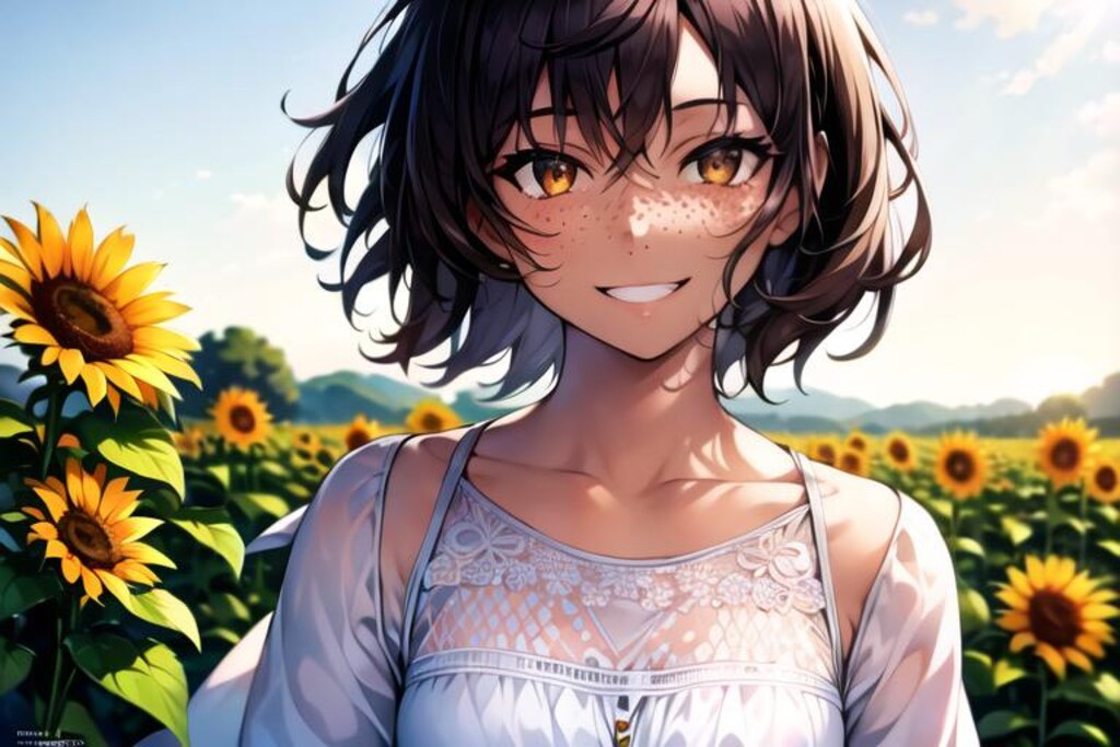 ひまわりの様な女の子
