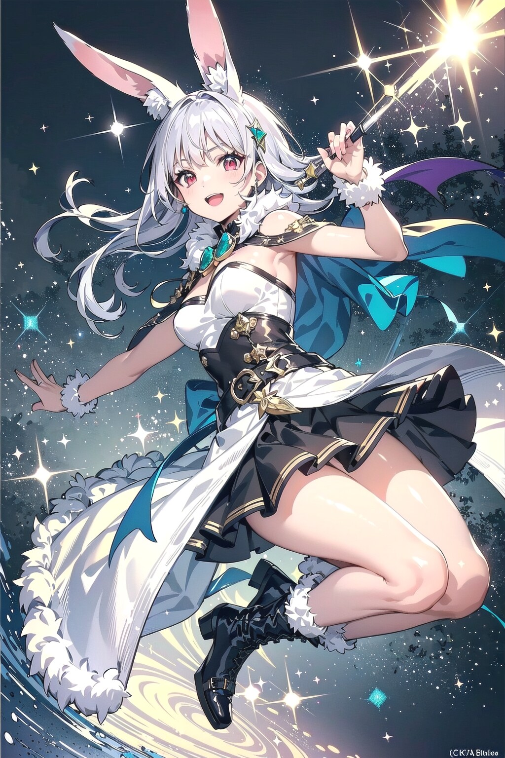 みみのキラキラジャンプ集なのです✨🐰🎶