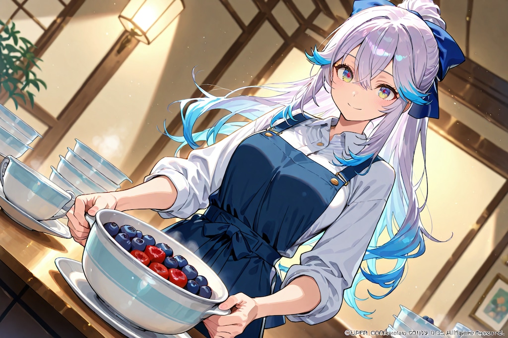 ブルーベリーと ジューンベリーの煮込み