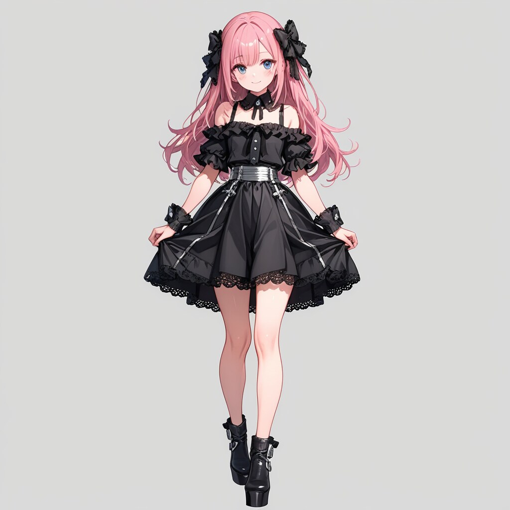 ピンク髪の女の子