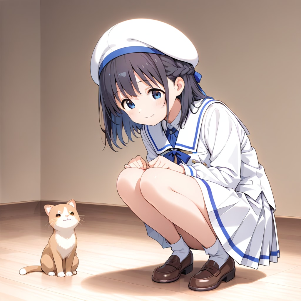 こねこと少女 | の人気AIイラスト・グラビア