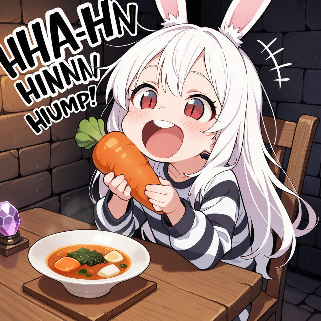 うちのケモミミちゃん達のお食事♡