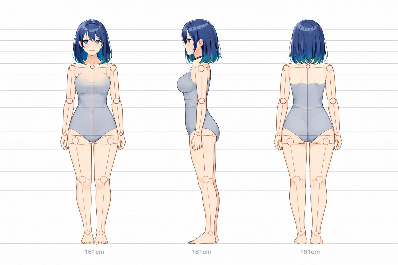 【古波蔵眞琴】完成キャラから逆算した素体マスター構築工程