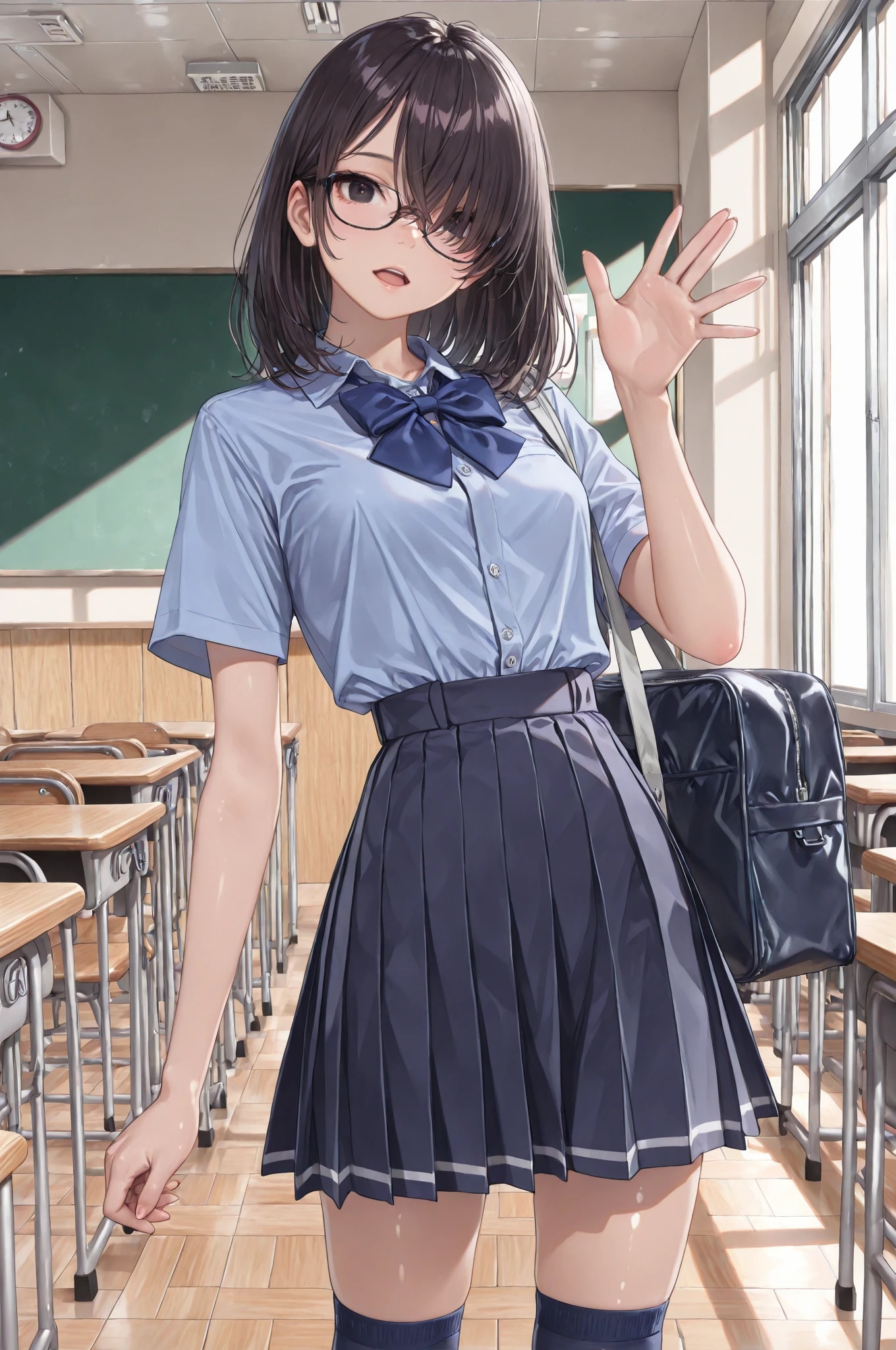 平日・朝・学校