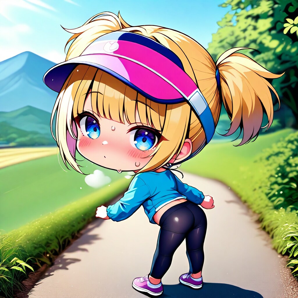 ランニング中だよー