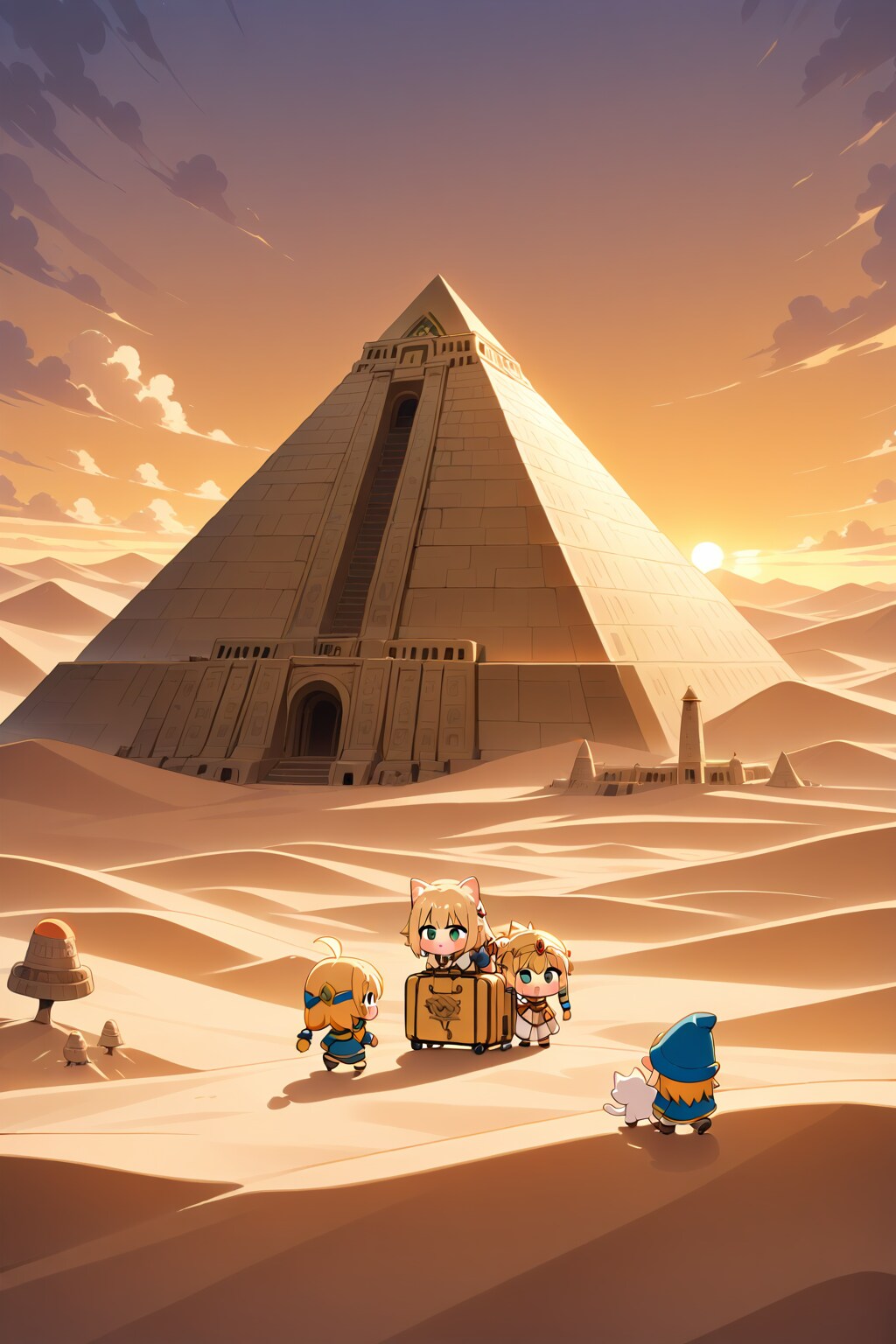 ピラミッドの冒険 | の人気AIイラスト・グラビア