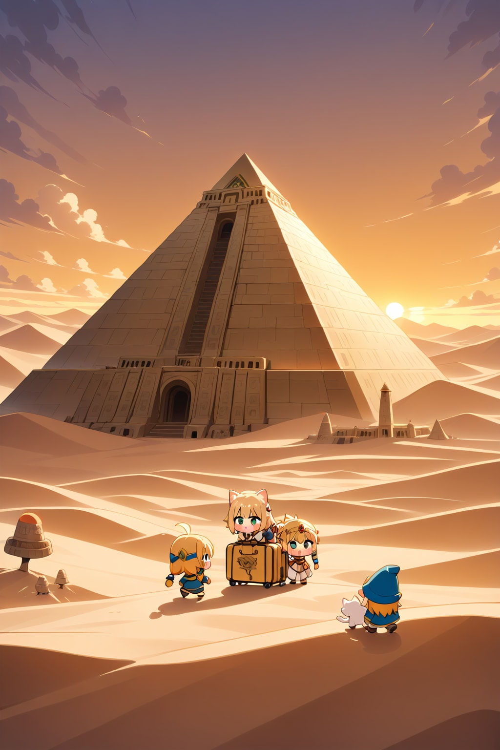 ピラミッドの冒険