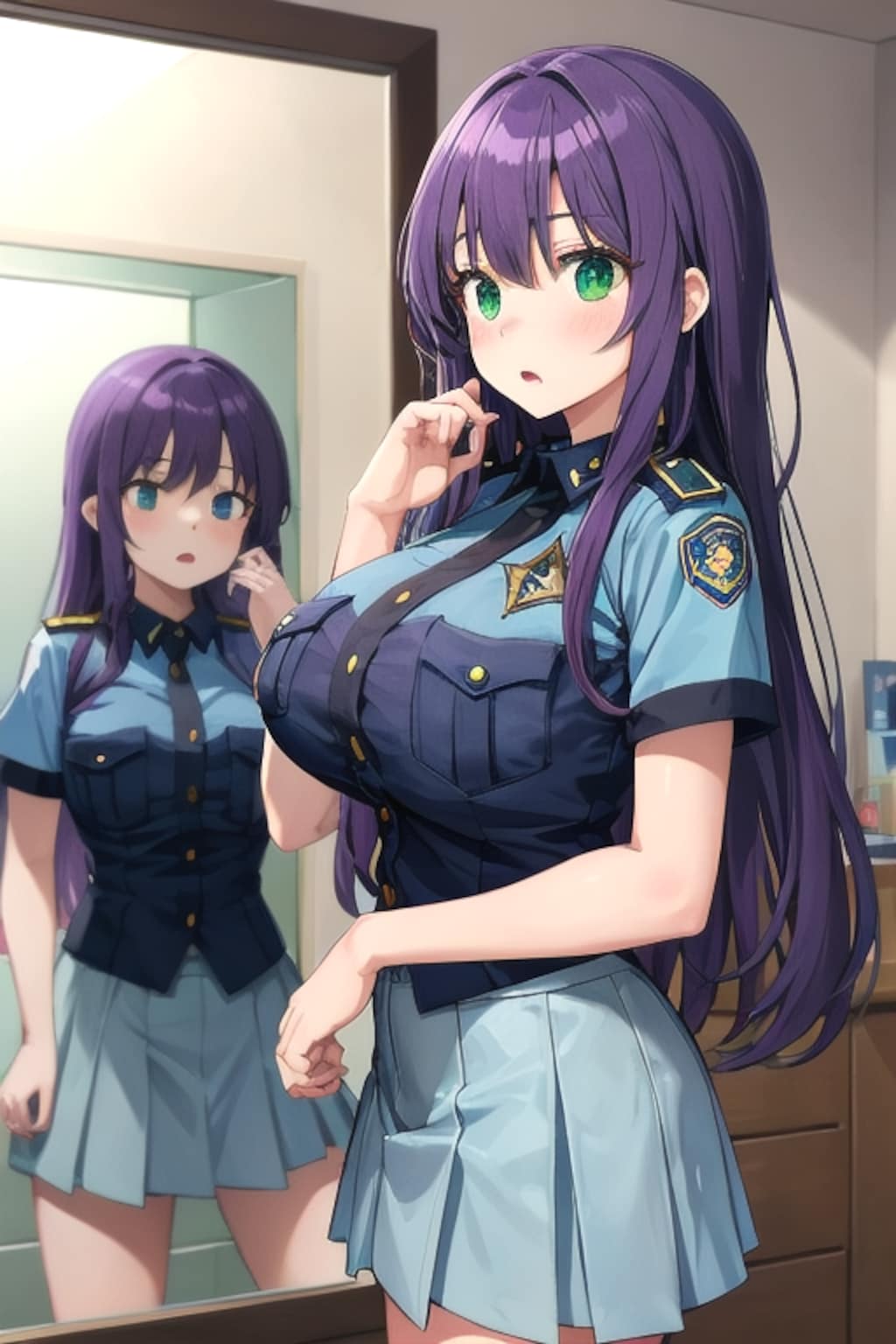 朝起きたら婦警になっていた