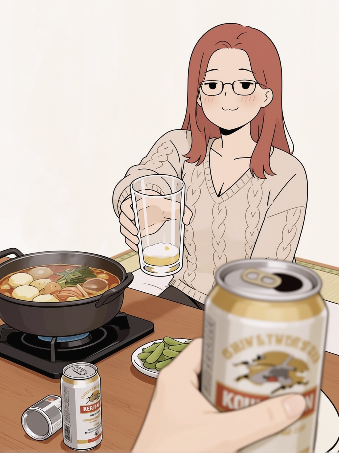 よく飲む親戚のお姉さん | の人気AIイラスト・グラビア