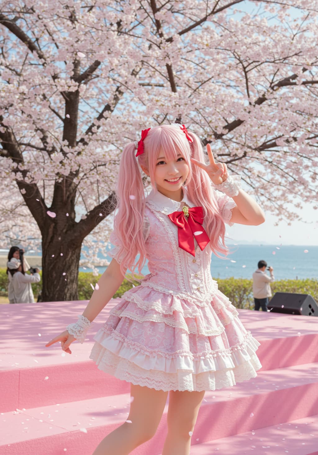 ももツイさん。桜