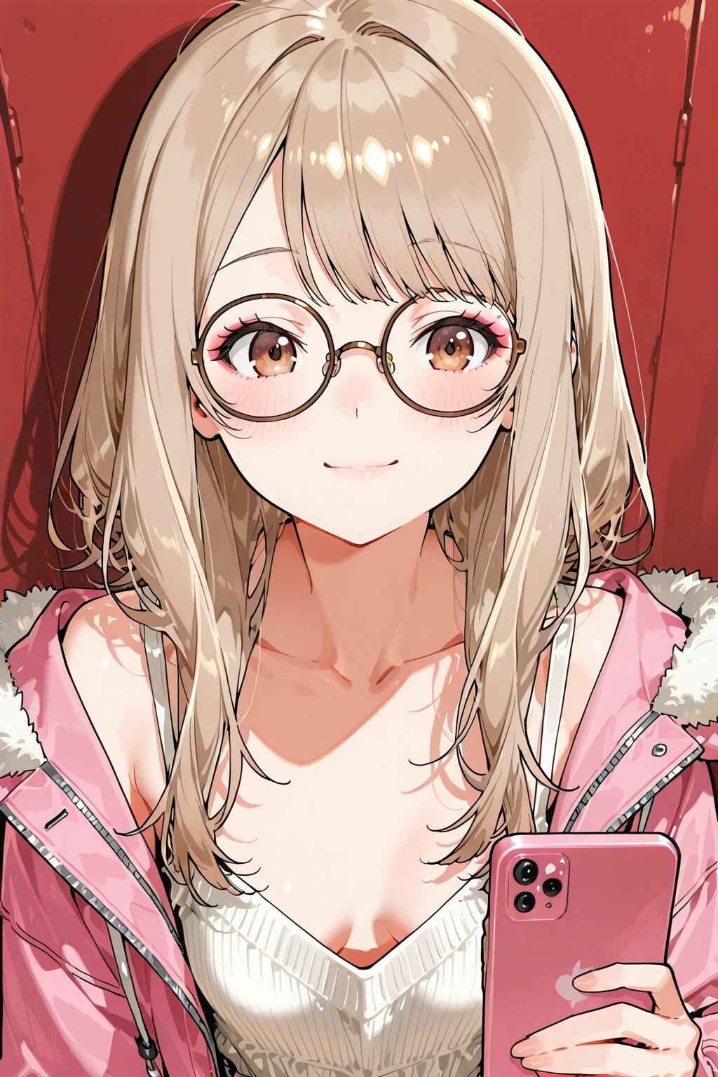 メガネの私服JCちゃん