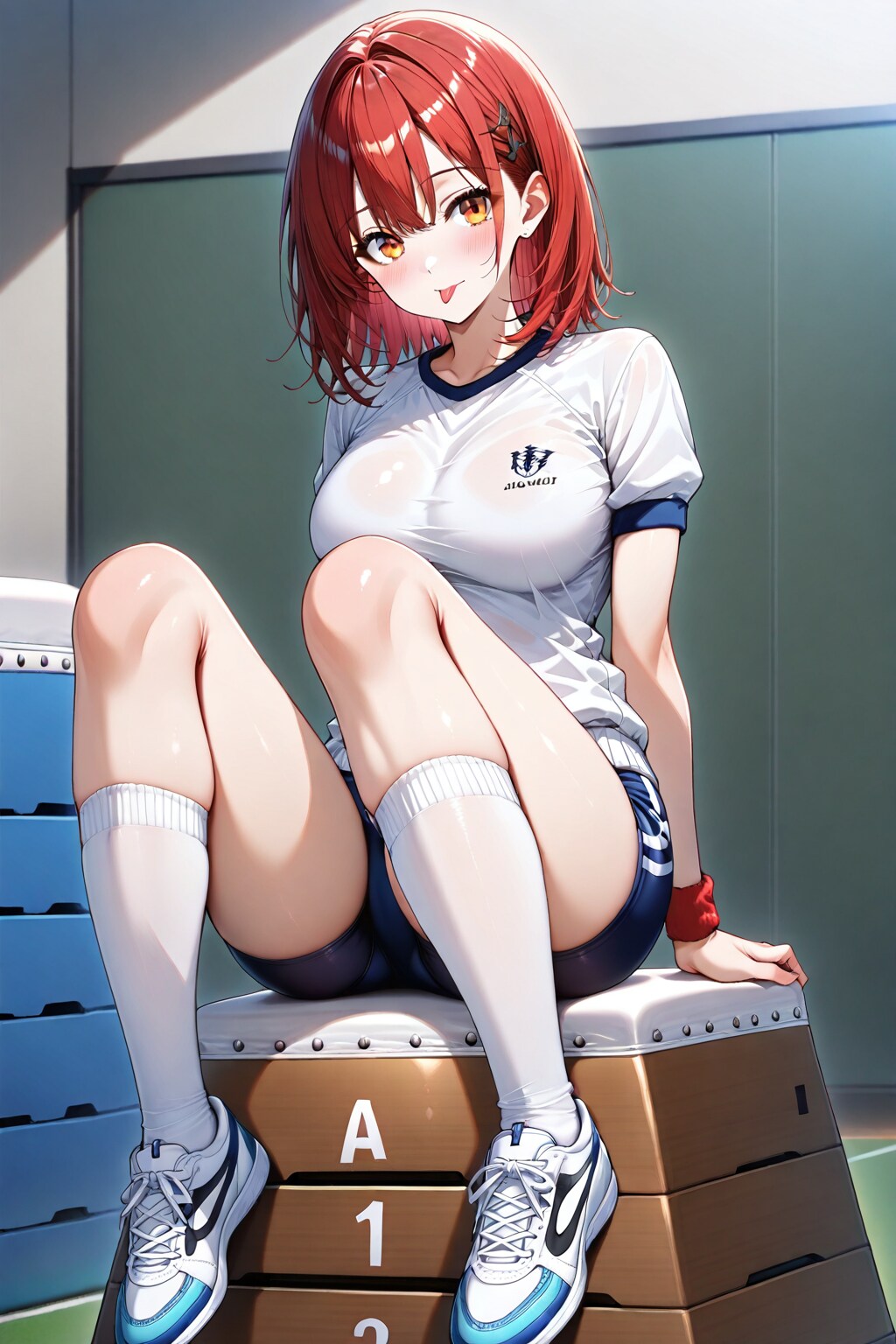 跳び箱跳べない子