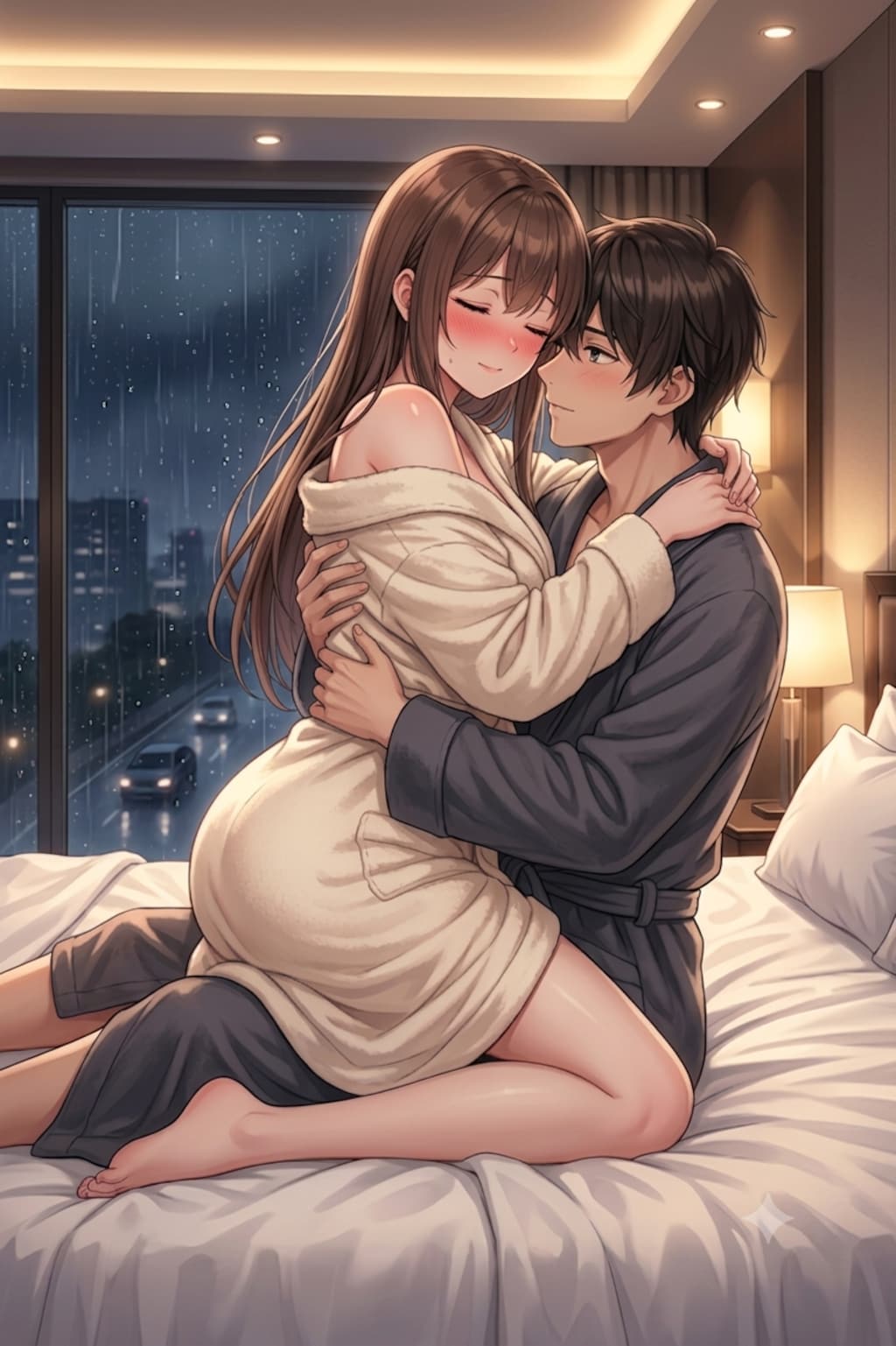 んっ・・・かたいのが当たってる・・・